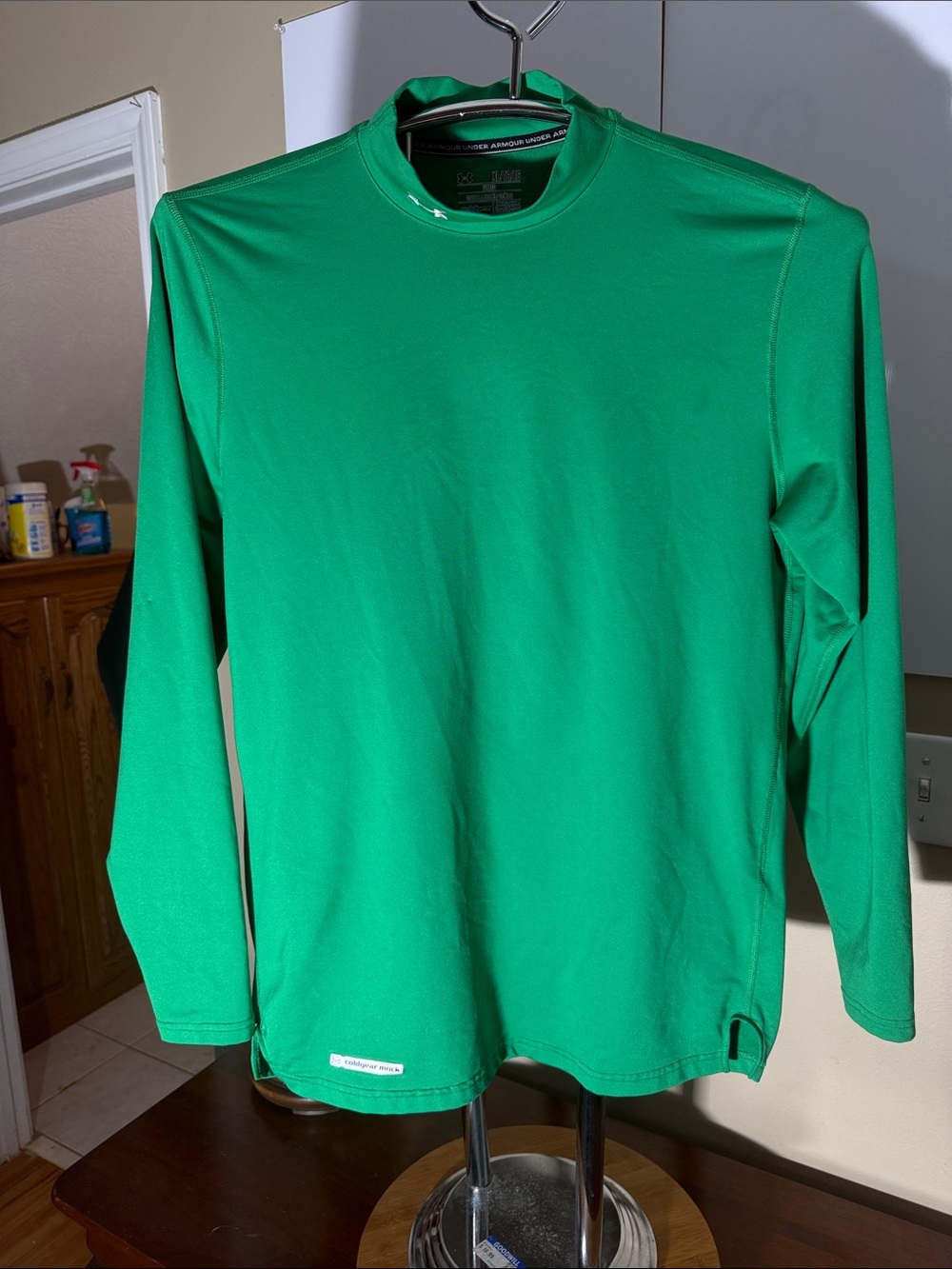 Under Armour Green Long Sleeve Performance Shirt